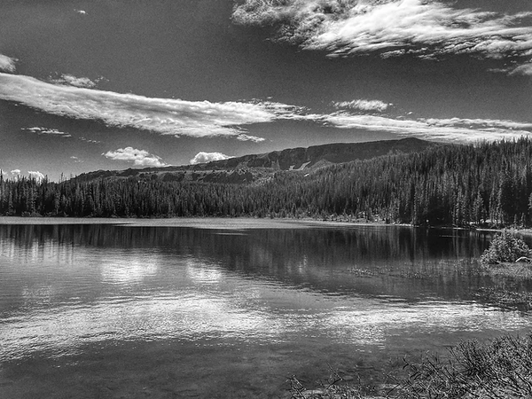 Fly fishing Zimmerman Lake, Colorado