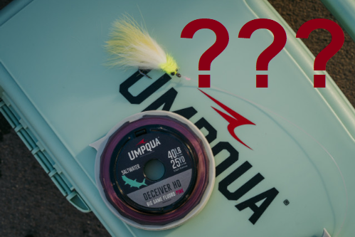 umpqua pink fluorocarbon tippet, tarpon fly fishing, rigging for tarpon, pink tippet
